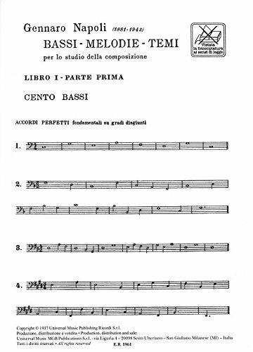  Bassi melodie temi per lo studio della composizione. Per le Scuole superiori -  Gennaro Napoli - 3