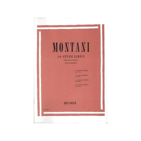  P. Montani - 16 Studi Lirici - Per Pianoforte - 2