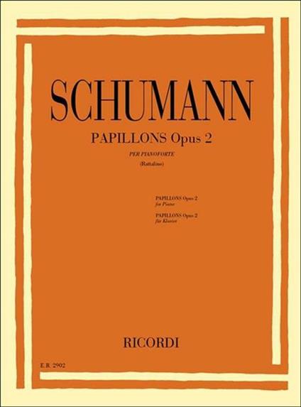  Papillons Op. 2. Pianoforte -  Robert Schumann - copertina