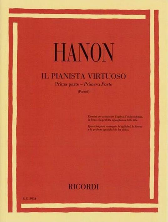 Il pianista virtuoso. Prima parte -  Charles-Louis Hanon - copertina