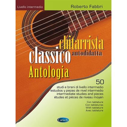  Chitarrista classico autodidatta - antologia intermedia - Roberto Fabbri -  Roberto Fabbri - copertina