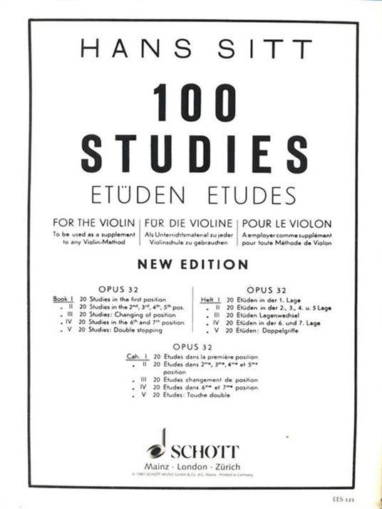  H. Sitt - 100 Etudes - Op. 32 - Vol1 - 5
