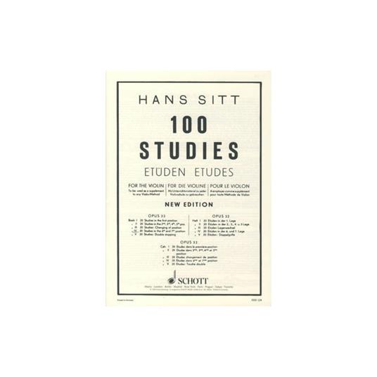  H. Sitt - 100 Etudes - Op. 32 - Vol4 - 2