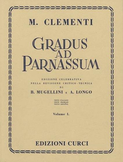  Clementi. Gradus Ad Parnassum vol. 1. Pianoforte -  Muzio Clementi - copertina