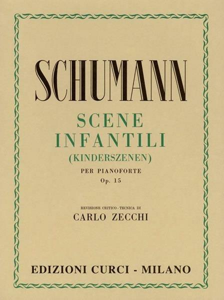  Scene infantili per pianoforte -  Robert Schumann - copertina