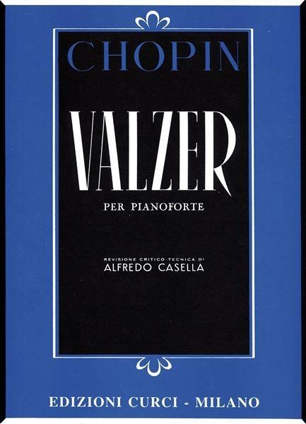  Valzer per pianoforte -  Fryderyk Franciszek Chopin - copertina