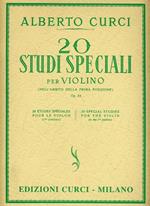  20 studi speciali per violino (nell'ambito della prima posizione) op. 24