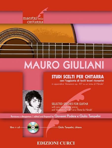  Studi scelti per chitarra. Spartito -  Mauro Giuliani - copertina