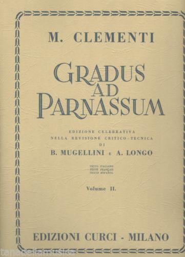  Clementi. Gradus Ad Parnassum vol. 2. Pianoforte -  Muzio Clementi - copertina