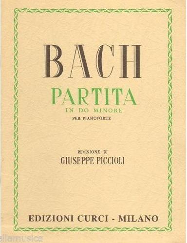  Partita n. 2 in Do minore. Per pianoforte. Spartito -  Johann Sebastian Bach - copertina