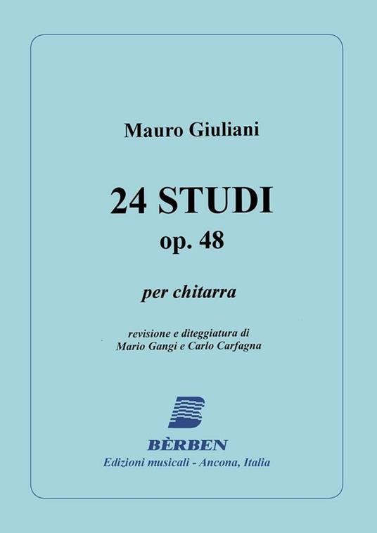  24 Studi Op 48. Giuliani. Chitarra -  Mauro Giuliani - copertina