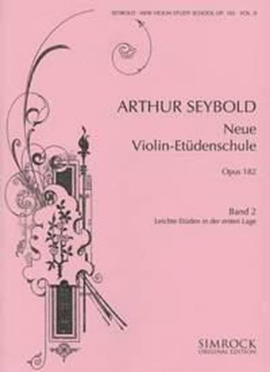  Neue Violin Etudes 2 Op.182. violino -  Arthur Seybold - copertina