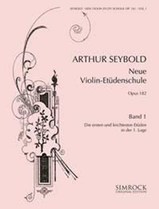  Neue Violin Etudes 1 Op.182. violino -  Arthur Seybold - copertina