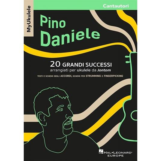  Pino Daniele - 20 grandi successi arrangiati per ukulele da Jontom -  Pino Daniele - copertina