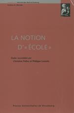 La notion d'« école »