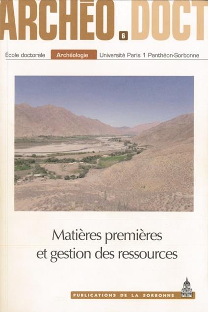 Matières premières et gestion des ressources