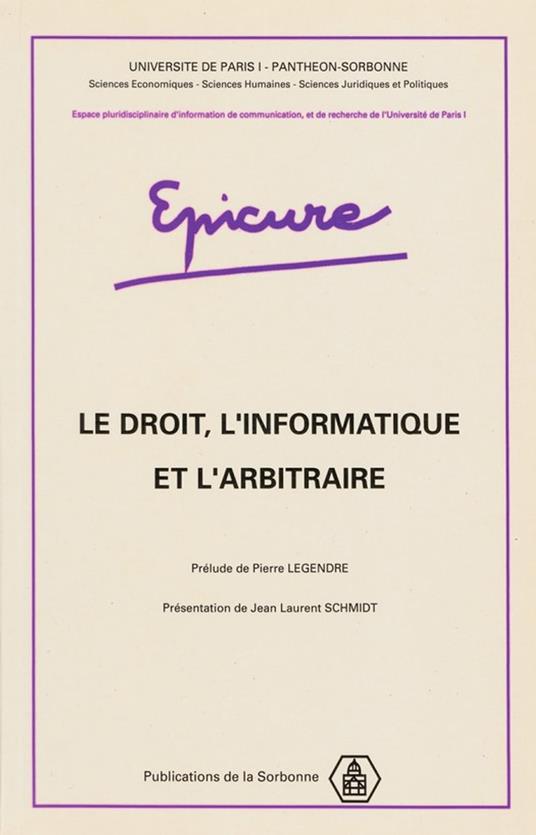 Le droit, l'informatique et l'arbitraire