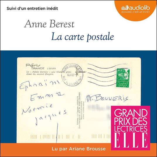 La Carte postale - Berest Anne, - Audiolibro in inglese | IBS