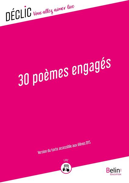 30 poèmes engagés - DYS - Aurélie Lagadec - ebook