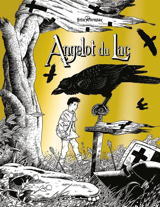 Angelot du lac - noir et blanc