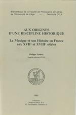 Aux origines d'une discipline historique