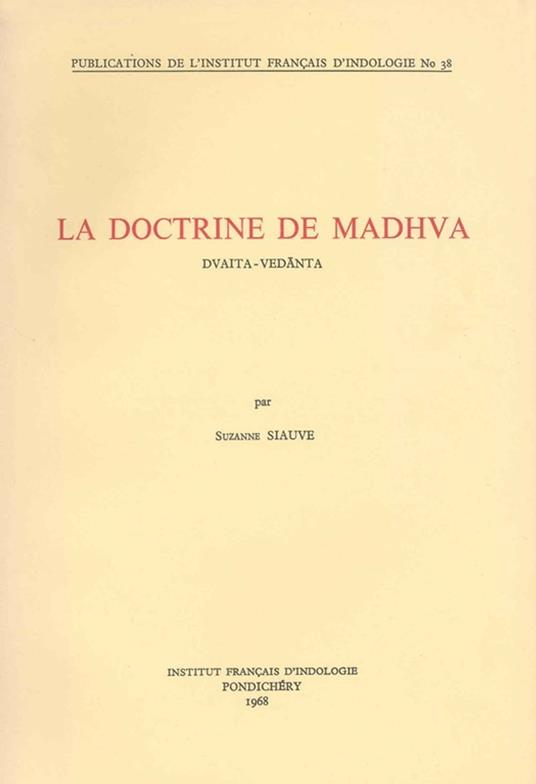 La doctrine de Madhva