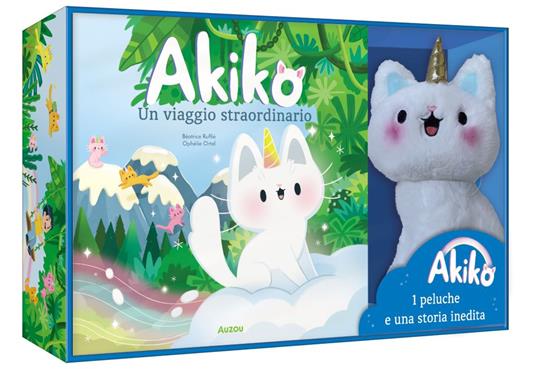 Un viaggio straordinario. Akiko. Ediz. illustrata. Con peluche - Béatrice Ruffiè,Ophélie Ortal - copertina