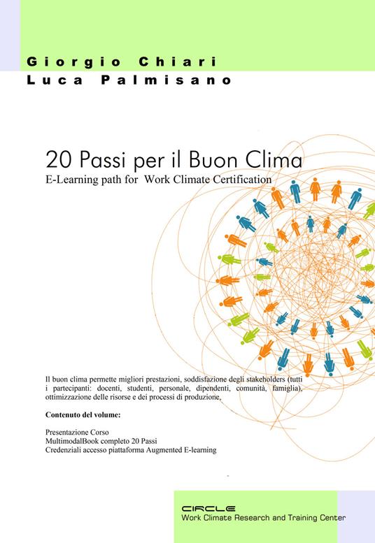 20 passi per il buon clima. E-Learning path for Work Climate Certification. Con Contenuto digitale per download e accesso on line - Giorgio Chiari,Luca Palmisano - copertina