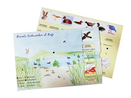 Piccoli birdwatcher al lago - Rosa Termine - copertina