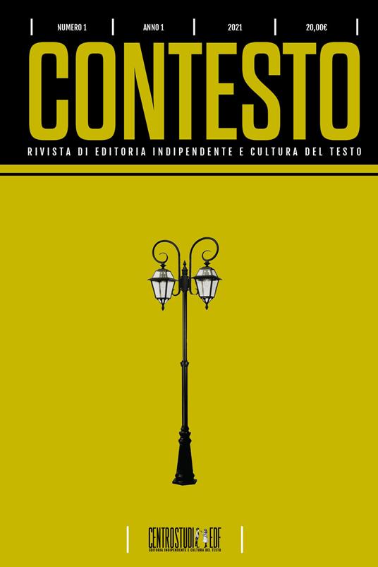 Contesto. Rivista di editoria indipendente e cultura del testo. Nuova ediz. - Francesco Ciaponi - copertina