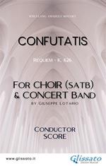 Confutatis. Requiem K. 626. Choir & concert band. Score. Partitura