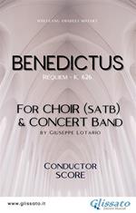 Benedictus. Requiem K. 626. Choir & concert band. Score. Partitura