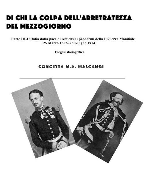 Di chi la colpa dell'arretratezza del Mezzogiorno. Vol. 3 - Concetta M. A. Malcangi - ebook