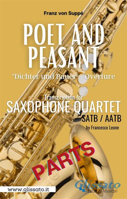 Poet and peasant. Dichter und bauer. Overture. Sax quartet (parts). Parti - Franz von Suppé - ebook