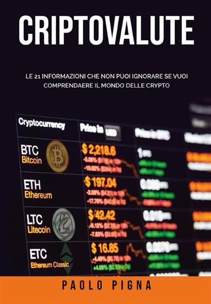 Criptovalute. Le 21 informazioni che non puoi ignorare se vuoi comprendere il mondo delle crypto - Paolo Pigna - ebook