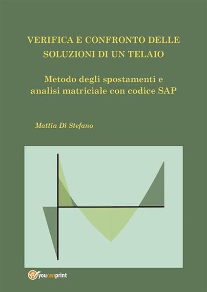 Verifica e confronto delle soluzioni di un telaio. Metodo degli spostamenti e analisi matriciale con codice SAP - Mattia Di Stefano - ebook