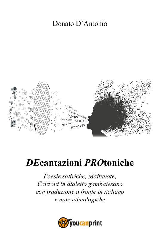 Decantazioni protoniche. Poesie satiriche, maitunate, canzoni in dialetto gambatesano - Donato D'Antonio - copertina