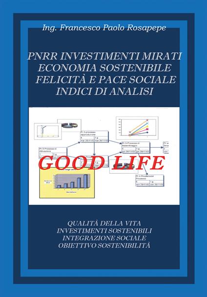 PNRR. Investimenti mirati economia sostenibile felicità e pace sociale indici di analisi - Francesco Paolo Rosapepe - copertina