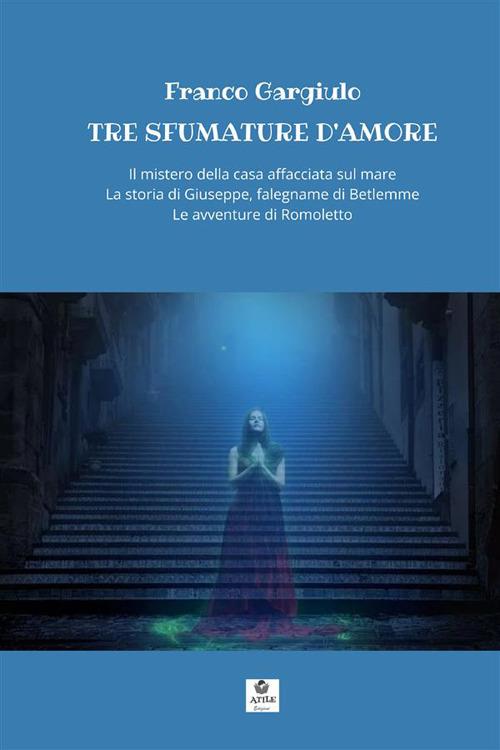 Tre sfumature d'amore: Il mistero della casa affacciata sul mare-La storia di Giuseppe, falegname di Betlemme-Le avventure di Romoletto - Franco Gargiulo - copertina