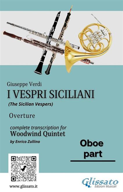 I Vespri Siciliani. Trascrizione per quintetto di fiati. Parte di oboe - Giuseppe Verdi - ebook