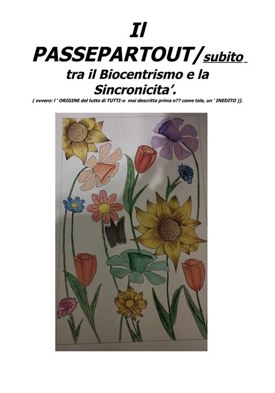 Il passepartout/subito tra il biocentrismo e la sincronicità (ovvero: l'origine del tutto di tutti-o mai descritta prima e come tale, un inedito) - Federico Viale - copertina