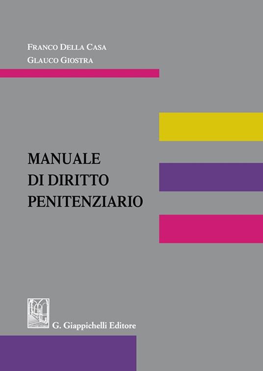 Manuale di diritto penitenziario - copertina