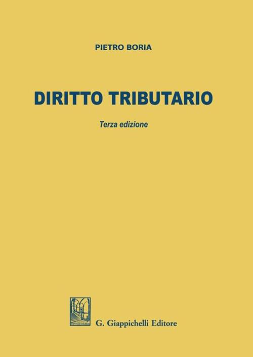Diritto tributario - Pietro Boria - copertina