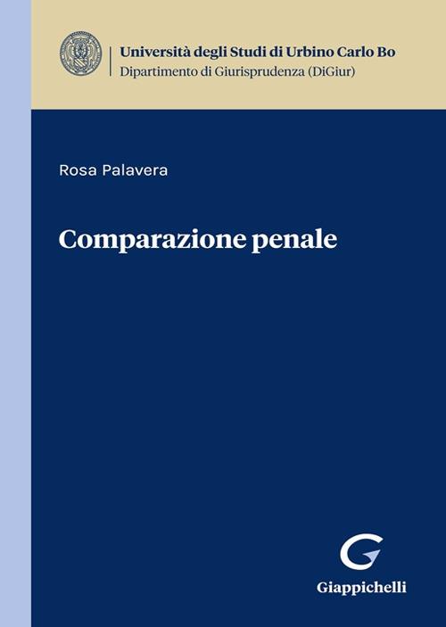 Comparazione penale - Rosa Palavera - copertina