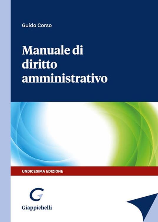 Manuale di diritto amministrativo - Guido Corso - copertina