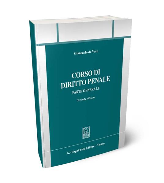 Corso di diritto penale - Giancarlo De Vero - copertina