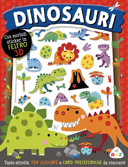 Dinosauri. Sticker tenerini. Ediz. a colori - copertina