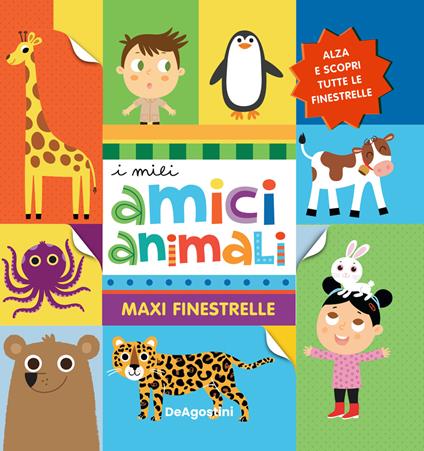 I miei amici animali. Maxi finestrelle. Ediz. a colori - Lisa Lupano - copertina