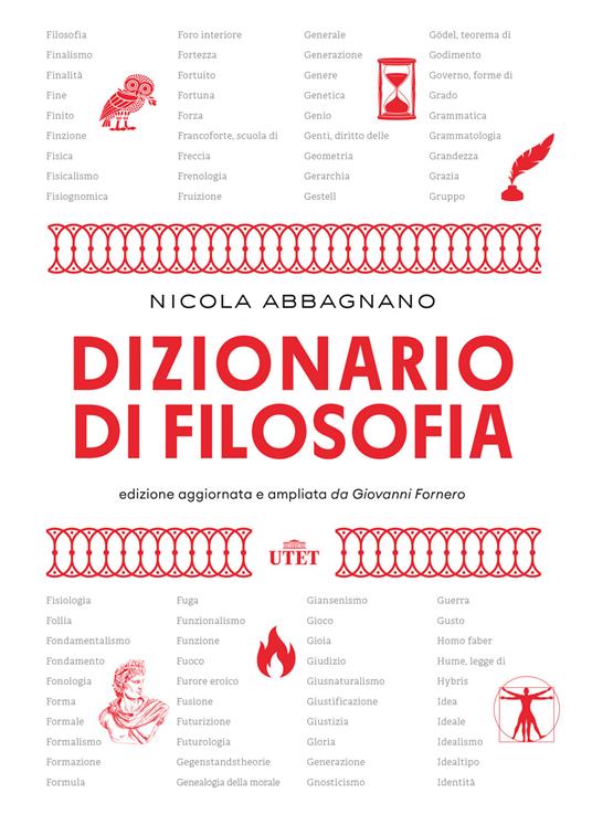 Dizionario di filosofia - Nicola Abbagnano - copertina