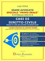 Esame avvocato 2022. Casi di diritto civile. Risolti con soluzioni schematiche